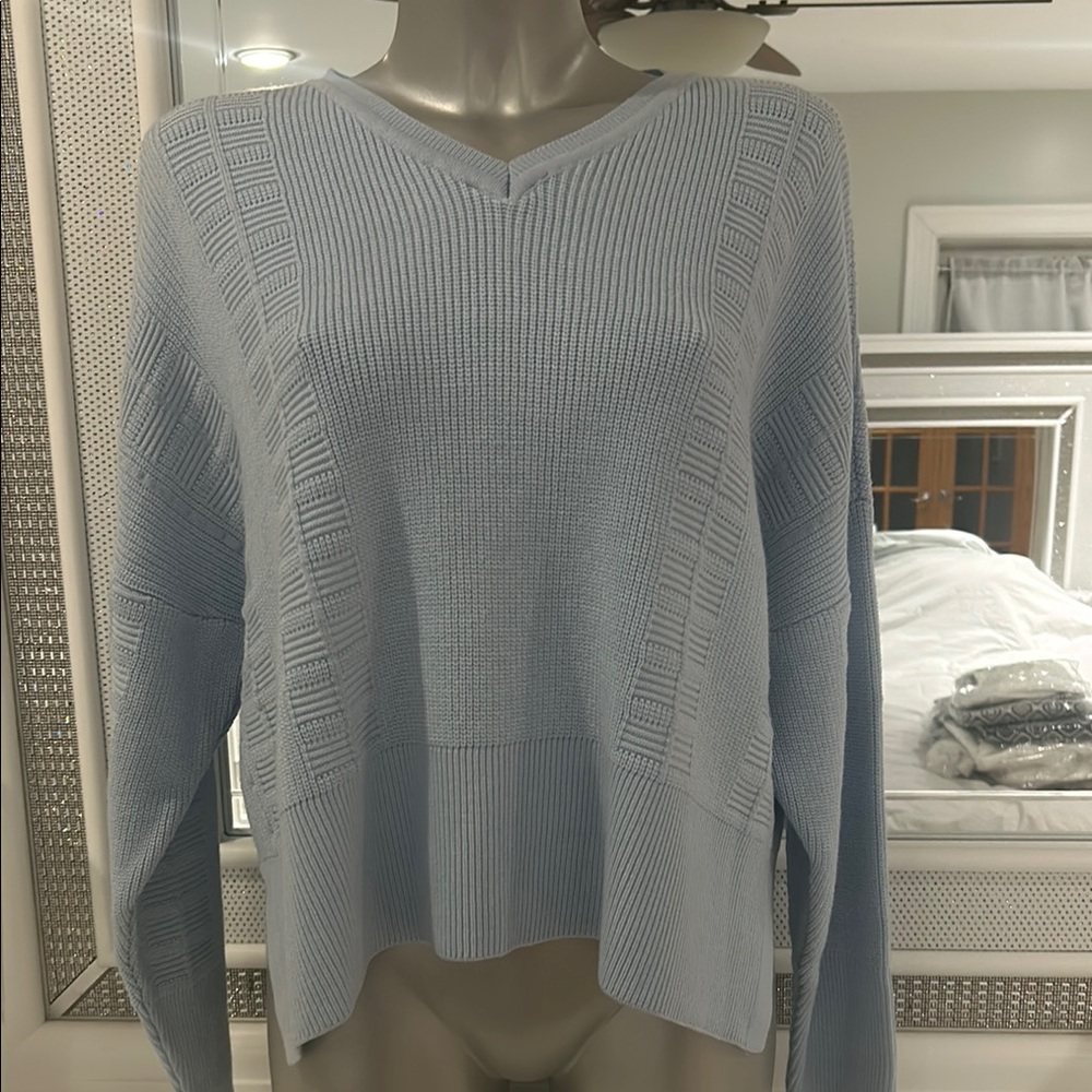 Light Blue Knit Sweater